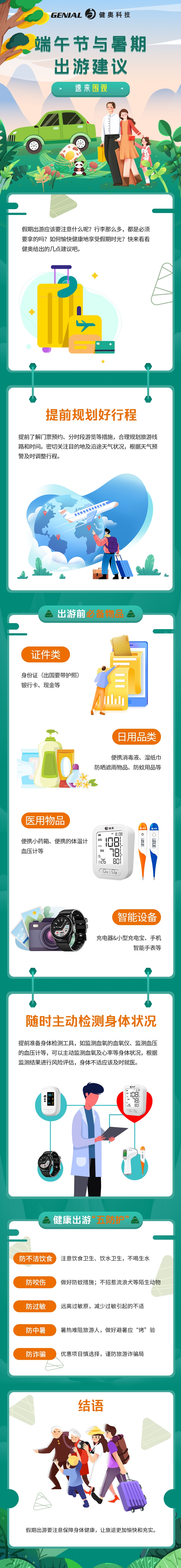 假期出游长图
